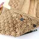 Women Classic Straw Handbag Summer Beach Sea Large Capacity Tote Shoulder Bag