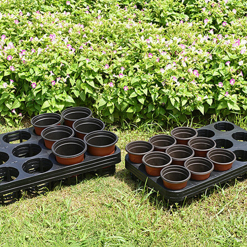 Plastic Gardening Grow Flower Pot Growing Planter Seeds Nursery Planting Holder