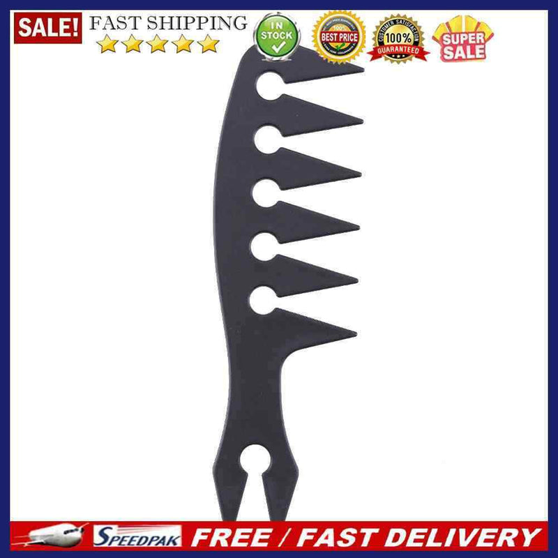 Durable Men Hair Comb Plastic Wide Tooth Classic Brush Large Teeth Salon Ho