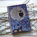 DIY Owl Special Shaped Diamond Painting 50 Pages A5 Sketchbook Journal Book Gift