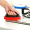 Handy Sponge Oval Cleaning Brush Multi-Functional Kitchen Clean Tools(Red) Newly