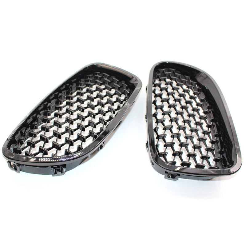 1 Pair Car Front Bumper Grille Auto Car Front Bumper Outer Grille Accessories