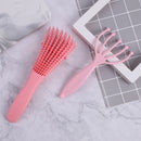 Practical Scalp Massage Comb Set Plastic Pro Five-claw Massage Brush Hair C
