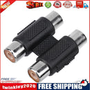 RCA Female to RCA Female Connector AV Cable Plug Jack Adapter*3(2 in1)