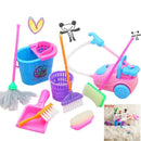 9X Childrens Kids Cleaning Sweeping Play Set Mop Broom Brush Dustpan Child hot.