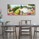 110x45cm Peacock DIY Special-shaped Diamond Painting Rhinestone Cross Stitch