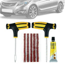 Needle Patch Fix Tool Car Tubeless Tyre Tire Puncture Plug Repairi Repair