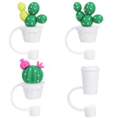 Cartoon Plugs Cover Silicone Straw Plug Drinking Dust Cap Cup Accessories