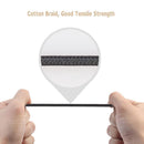 Braided Headphone Extension Cable 3.5mm Jack Male to Female Audio Cord Newly