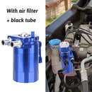 Car Baffled Oil Catch Can Tank Kit with Air Filter Pants Cleaner Fuel Reservoir