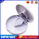 Round Cutter Crusher Powder Tablet Medicine Tablets Cut Splitter (White)