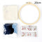 DIY Crafts Poke Embroidery Kit Embroidery Hoop Needle Punch Cross Stitch Kit