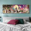 Flower Angel DIY Mosaic Rhinestone Picture Full Square Drill Diamond Painting