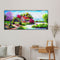 Cabin in Woods Oil Paint By Numbers Canvas Picture DIY Home Decoration Gift