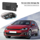 Automobile Car Sun Visor Organizer Storage Bag Hanging Card Holder (Black) Newly