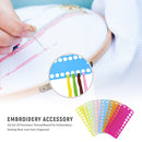 12x 20 Positions Plastic Thread Board Embroidery Row Line Organizer (B) Newly