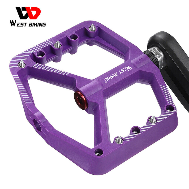 WEST BIKING Bicycle Pedals Widening Cycling Flat Platform Bike Parts Accessories