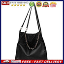 Women Fashion PU Leather Solid Color Large Capacity Tote Shoulder Shopping Bags