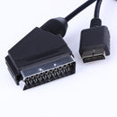1pc 2m AV Cable RGB SCART Cable TV AV Connection Cable for Playstation PS1 PS2 P