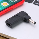 90 Degree USB-C Type-C Female to 4.5x3.0mm DC Male Plug Converter for Dell