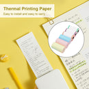 6pcs 57x30mm Portable Pocket Printer Paper Roll Self-Adhesive Thermal Paper