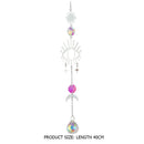 #A Wind Chime Crystal Light Catcher Butterfly Devil Eye Ornaments Craft Home Dec