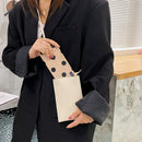 Women Casual Leather Solid Color Shoulder Bag Fashion Mini Purse Messenger Bags