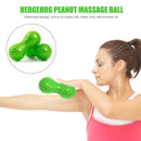 Peanut Shape Massage Fitness Ball Stress Relax Body Spiky Massager (Green) Newly