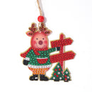 Double-sided 5D Diamond Painting Christmas Pendant Xmas Trees DIY (GP002) Newly