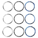 Stainless Steel Bezel Case Cover Bumper Ring (For Garmin Fenix 7S Black)