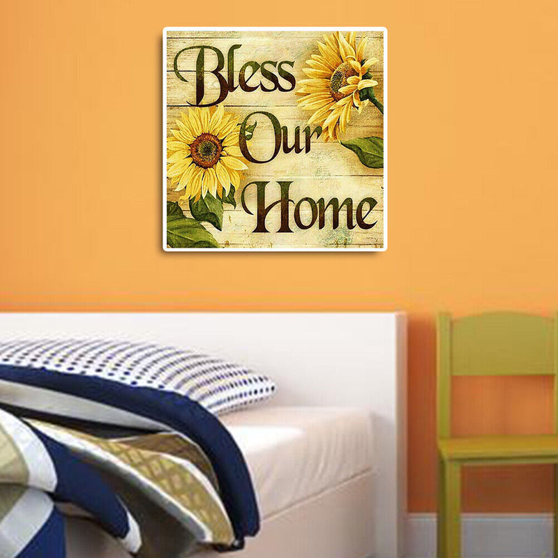 5D DIY Diamond Painting Sunflower Full Round Kit Rhinestones Mosaic Home Decor