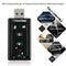 USB PC Laptop To Mic Speaker Headphone 7.1 Channel Audio Adapter Card Sound E1G9