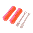 6pcs Perm Bar Rubber Band Hair Curler Hairdressing Tool(Random Color/10