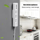 Punch-free Plug Fixer Self-Adhesive Socket Wire Organizer Power Strip Shelf