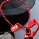 Bone Conduction Headphones - Open-Ear Bluetooth-compatible Headset (Red) Newly