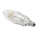 E12 5W LED SMD2835 AC85-265V Corn Bulb Screw Use Candle Light (Cold White) Newly