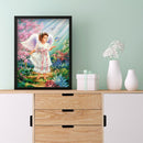 Diamond Painting 5D Full Round Drill Mosaic DIY Garden Angel Kit Wall Decor