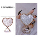 DIY Nail Tips Color Palette Acrylic Display Board Gel Pallet (Pink Heart) Newly