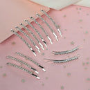 Accessories Crystal Hairgrip Hair Clips Rhinestones Hairpins  Metal Barrette