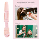 Durable Plastic Clamp Double Spring Design Girls Alligator Hair Clip (Pink)