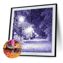 5D DIY Full Drill Diamond Painting Snowing Cross Stitch Embroidery Craft Gift