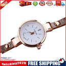 Fashion Leather Casual Bracelet Watch Women Dress quartz Watch Brown