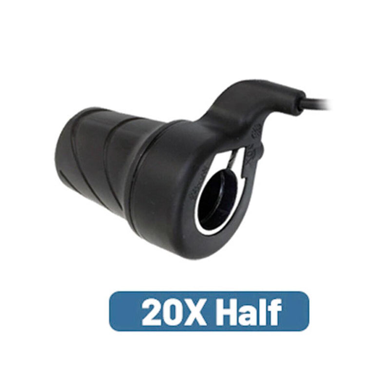 20X Bike Half Twist Throttle Grip 22.2mm with Cable for Electric Bike E-bike,`