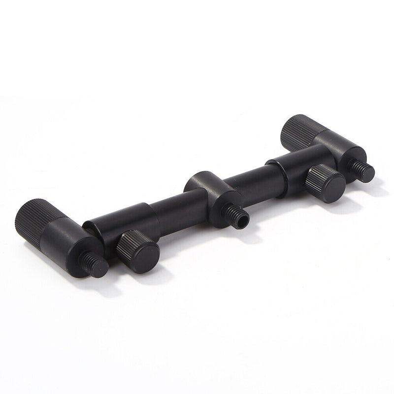 Fishing Rod Bite Alarms Holder Carp Fish Pole Buzz Bar Stand (2 Heads) Newly