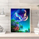 5D Diamond Painting Kit Animal Full Round Drill DIY Mosaic Wall Art Crafts Se