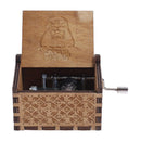 STAR WARS Music Box Engraved Wooden Music Box Crafts Kids Toys Xmas Gifts Newly