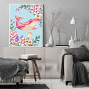 Handmade DIY Hand Painted Paint By Numbers Oil Canvas Pictures Pink Whale Kit