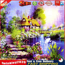 5D DIY Full Drill Diamond Painting House Rhinestone Mosaic Craft (B2263) Newly