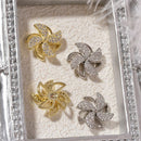 Windmill Jewelry Flash Luxury Accessories Double-layer Nail Art Decoration