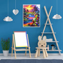 5D DIY Diamond Painting Landscape Full Round Drill Mosaic Picture Kit Wall Arts